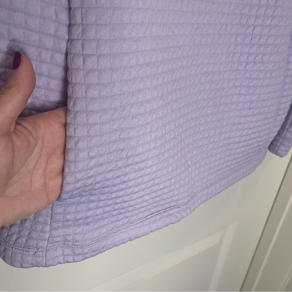 Dudley Stephens Pocomo Pullover Lilac Waffle Size M NWOT - Picture 5 of 6